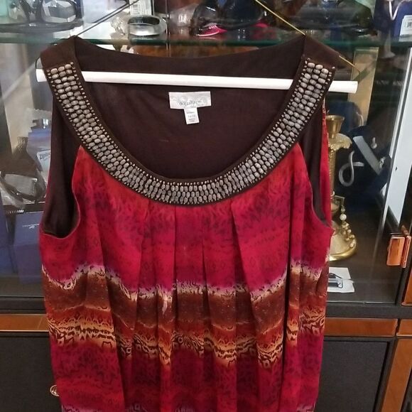 DRESS BARN SLEEVELESS TOP!!! LIKE NEW!!! - Picture 4 of 9